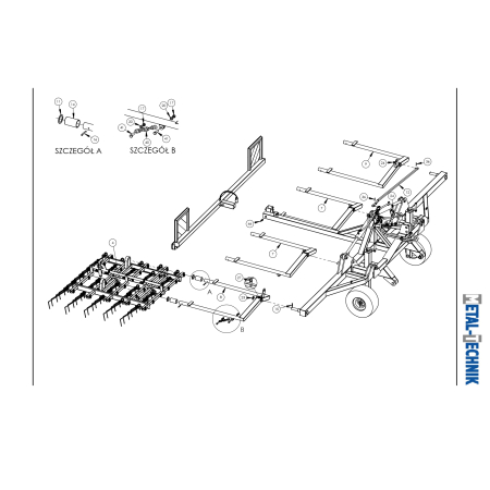 Katalog części zamiennych - Metal-Technik Chwastownik MT1 - 6000